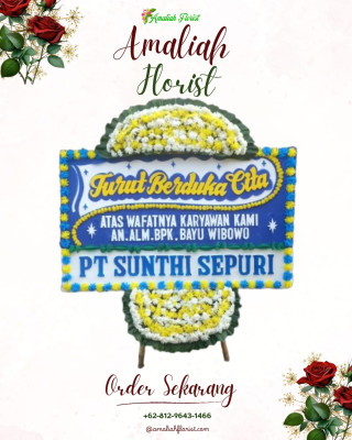 Papan Bunga Duka di Lede