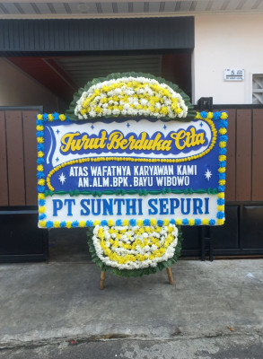 Papan Bunga Duka di Lede