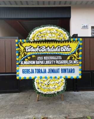Papan Bunga Duka di Lede