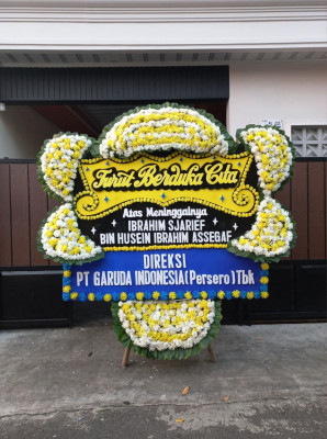 Papan Bunga Duka di Lede